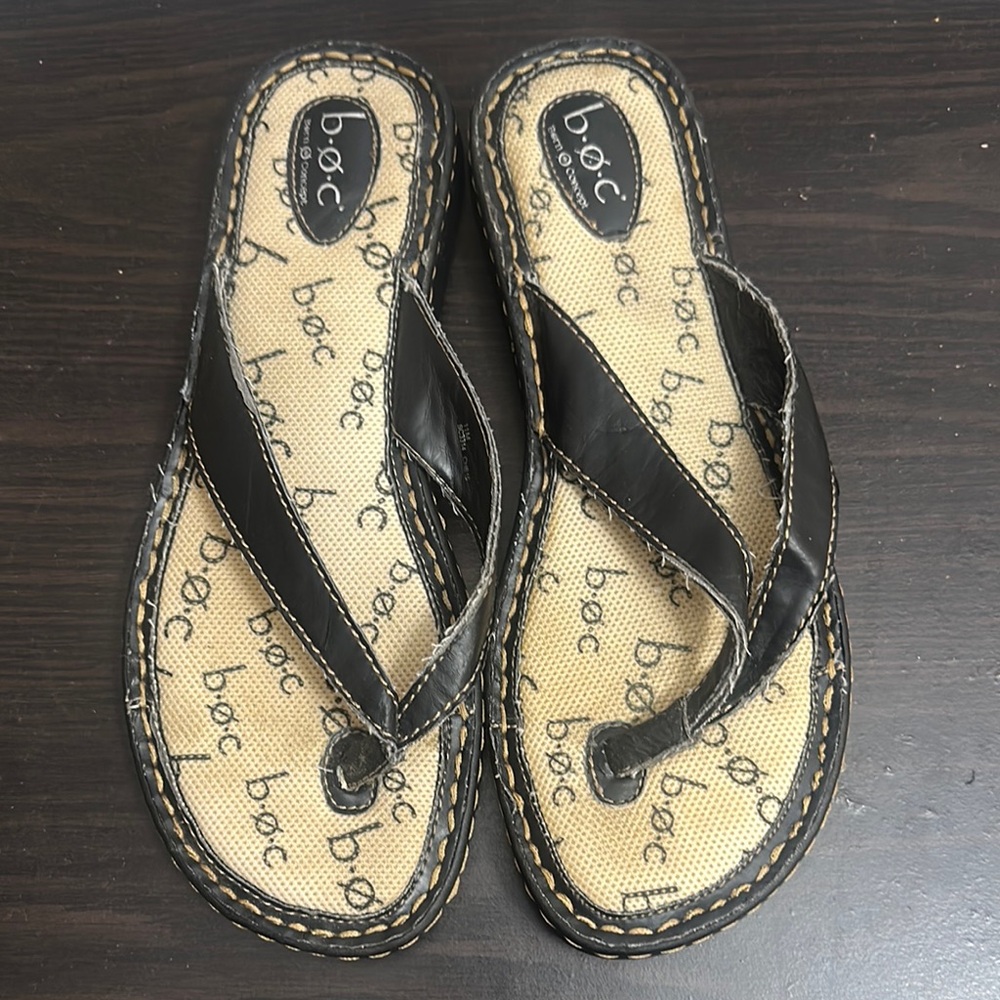 BOC Ladies Black Sandals